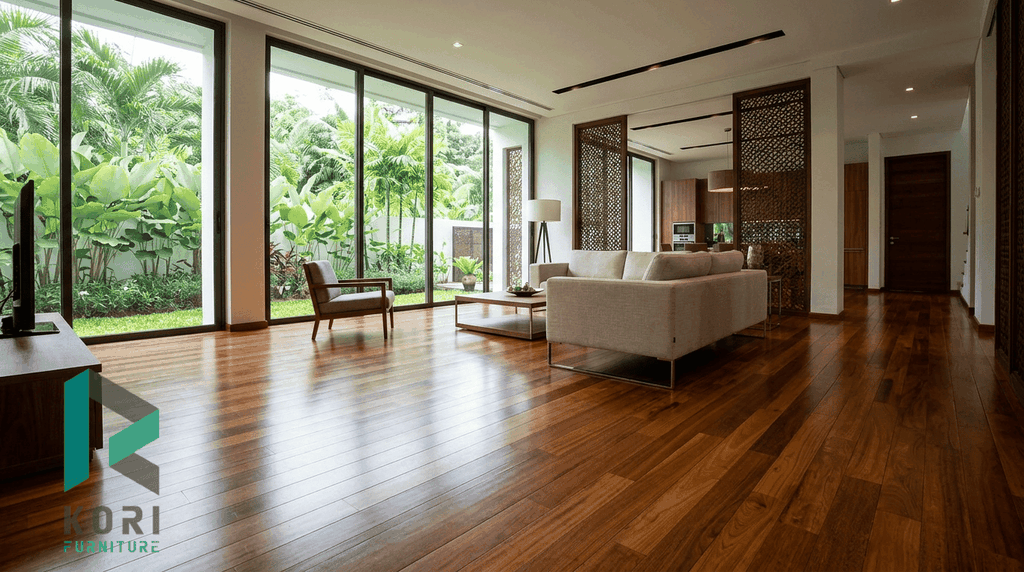 Hình ảnh sàn gỗ Malaysia cho không gian