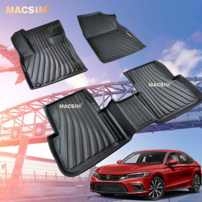 Thảm lót sàn xe ô tô Honda Civic TC 2024+ Nhãn hiệu Macsim chất ...