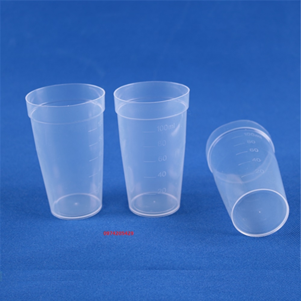 Cốc nhựa chuẩn độ Mettler 100ml - Công cụ chính xác dành cho thí nghiệm hóa học