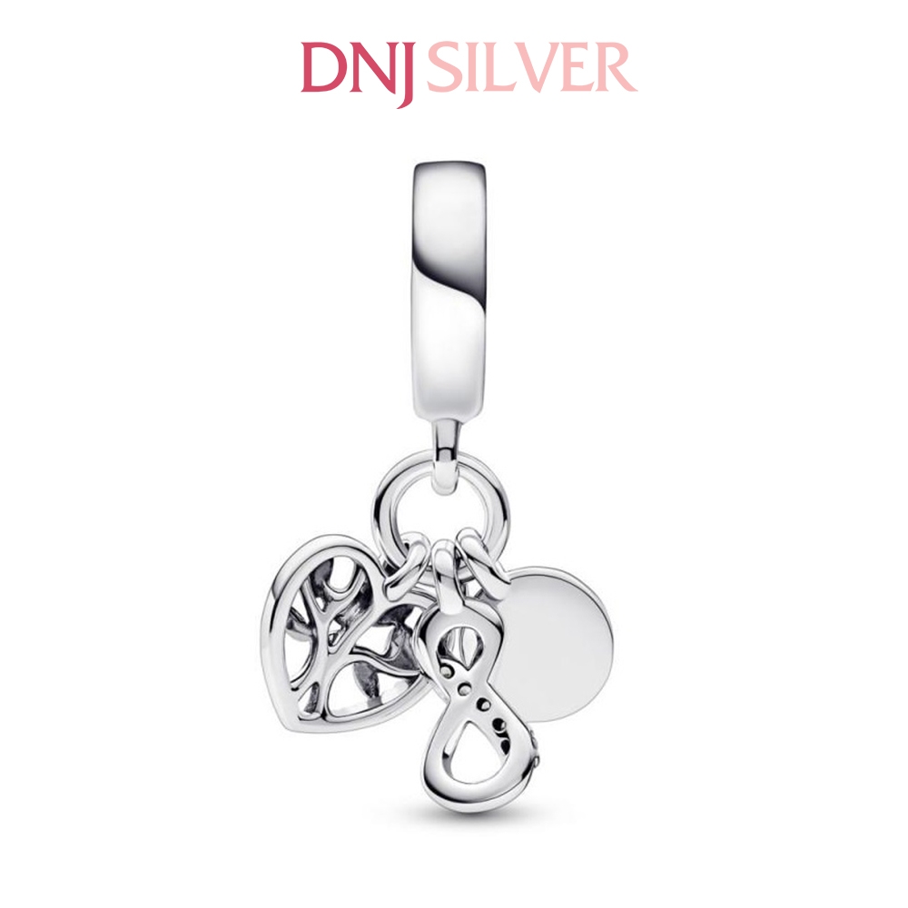 [Chính hãng] Charm bạc 925 cao cấp - Charm Family Infinity Triple Dangle thích hợp để mix vòng tay charm bạc cao cấp - DN592