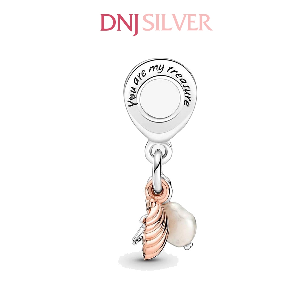 [Chính hãng] Charm bạc 925 cao cấp - Charm Freshwater Cultured Pearl thích hợp để mix vòng tay charm bạc cao cấp - DN593
