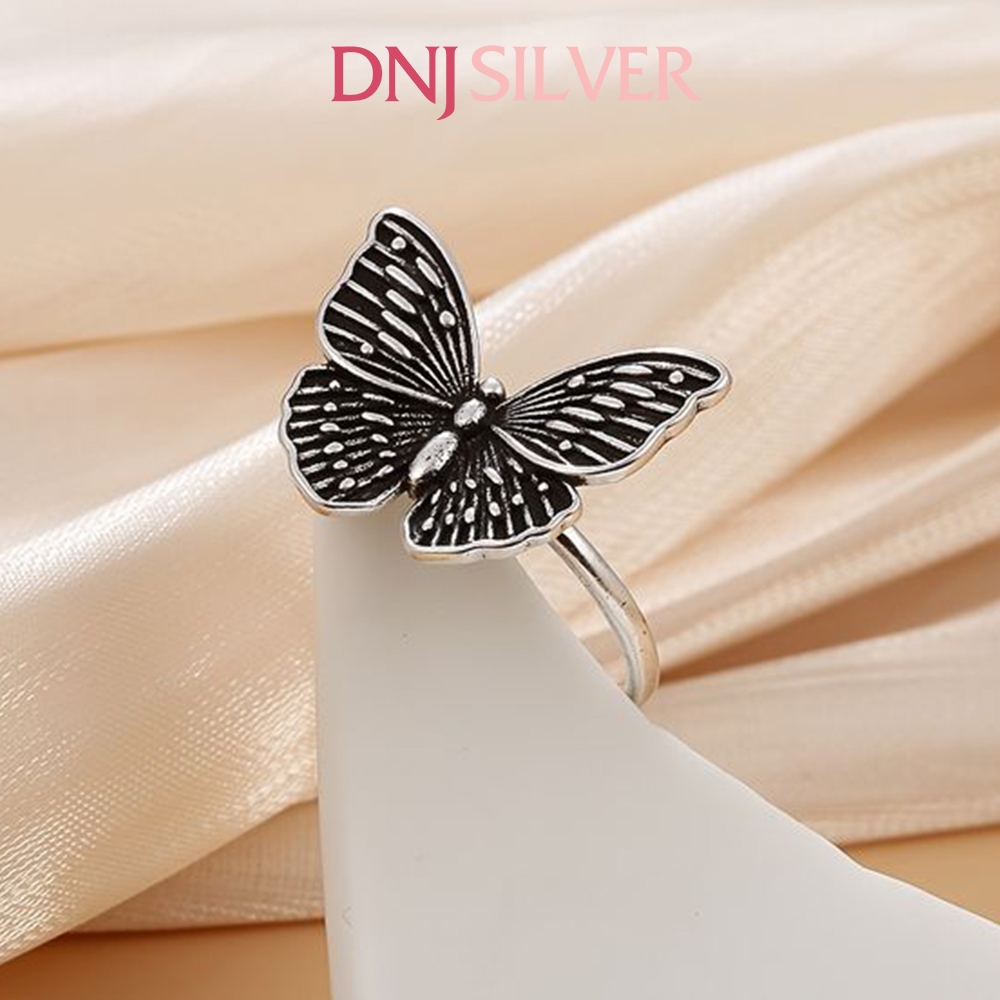 Nhẫn bạc 925 cao cấp - Nhẫn Minimalist Butterfly