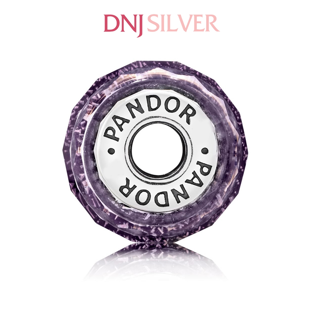 [Chính hãng] Charm bạc 925 cao cấp - Charm Dark Purple Shimmer Muran thích hợp để mix vòng tay charm bạc cao cấp - DN726