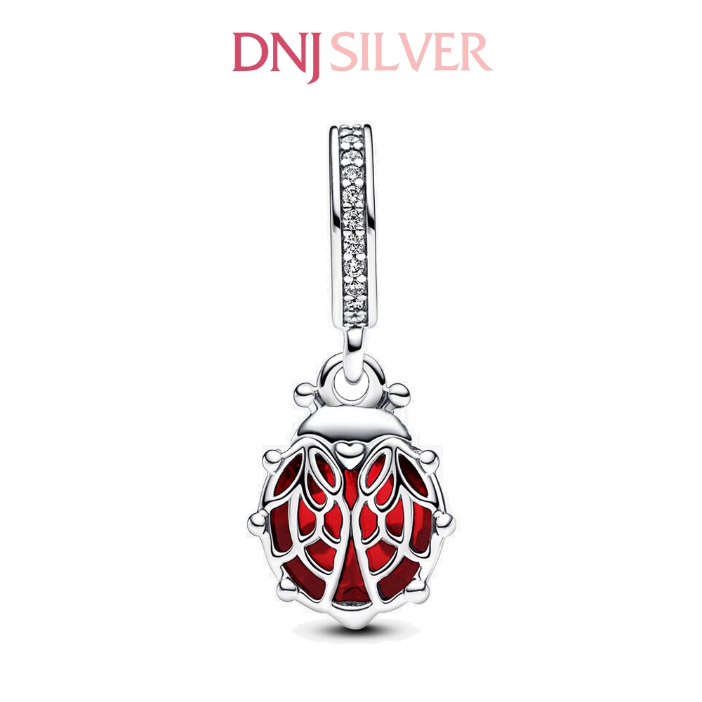 [Chính hãng] Charm bạc 925 cao cấp - Charm Red Ladybird Dangle thích hợp để mix vòng tay charm bạc cao cấp - DN729