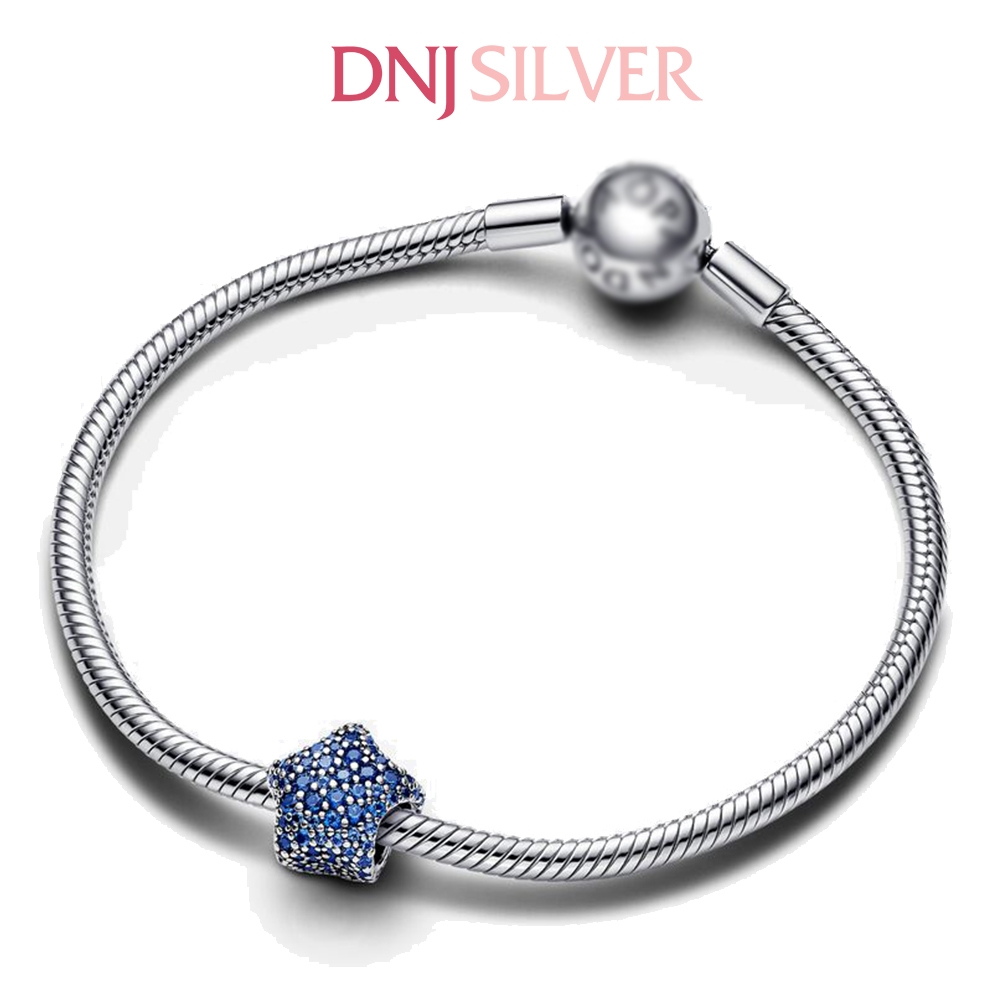 [Chính hãng] Charm bạc 925 cao cấp - Charm Bold Pavé Star thích hợp để mix vòng tay charm bạc cao cấp - DN572