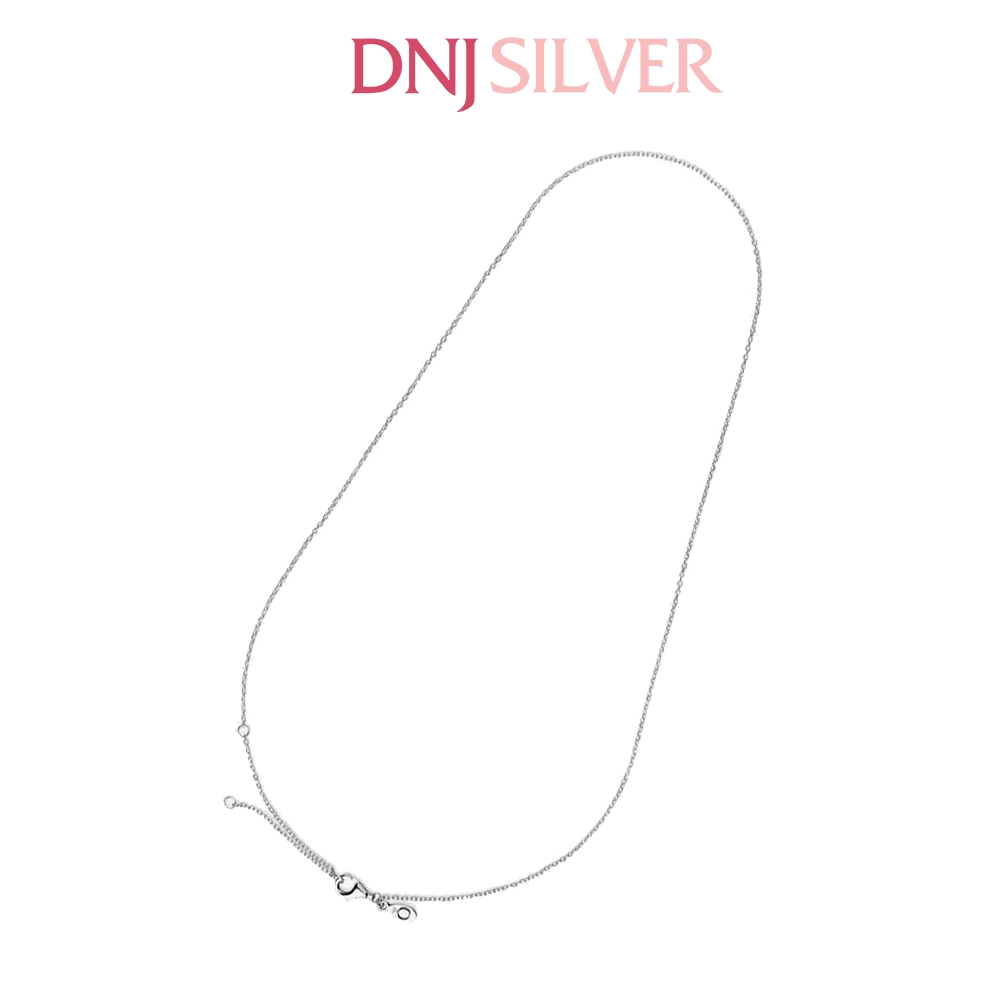 Dây chuyền bạc 925 cao cấp - Dây chuyền lassic Cable Chain dành cho nam và nữ, có thể mix thêm hạt charm tùy thích