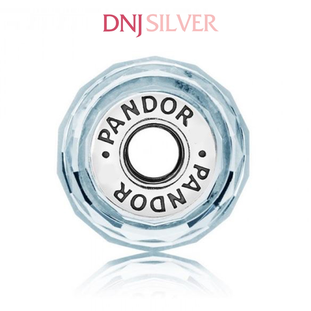 [Chính hãng] Charm bạc 925 cao cấp - Charm Faceted Frosty Mint Murano Glass thích hợp để mix vòng tay charm bạc cao cấp - DN723
