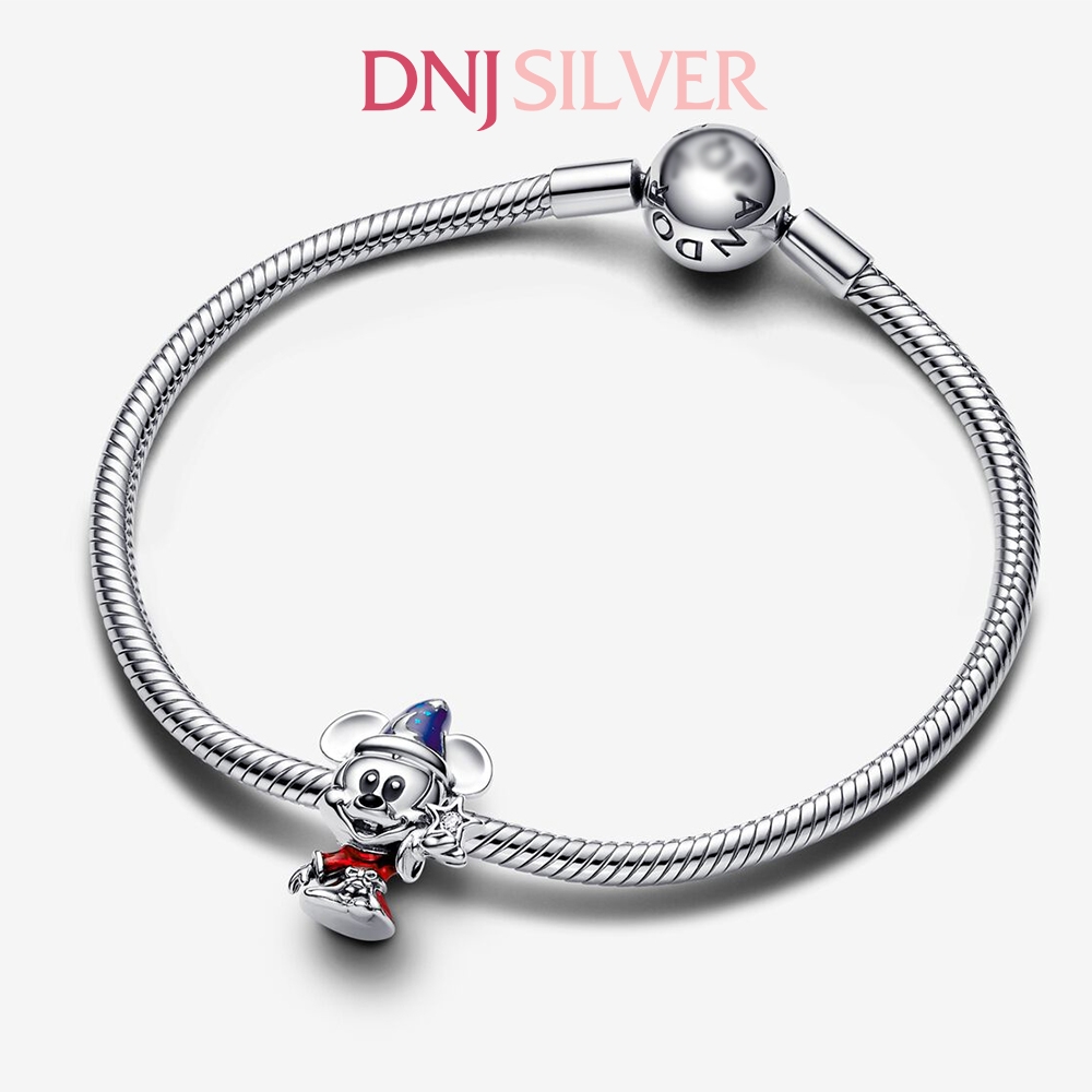 [Chính hãng] Charm bạc 925 cao cấp - Charm Disney Sorcerer Apprentice Mickey thích hợp để mix vòng tay charm bạc cao cấp - DN697