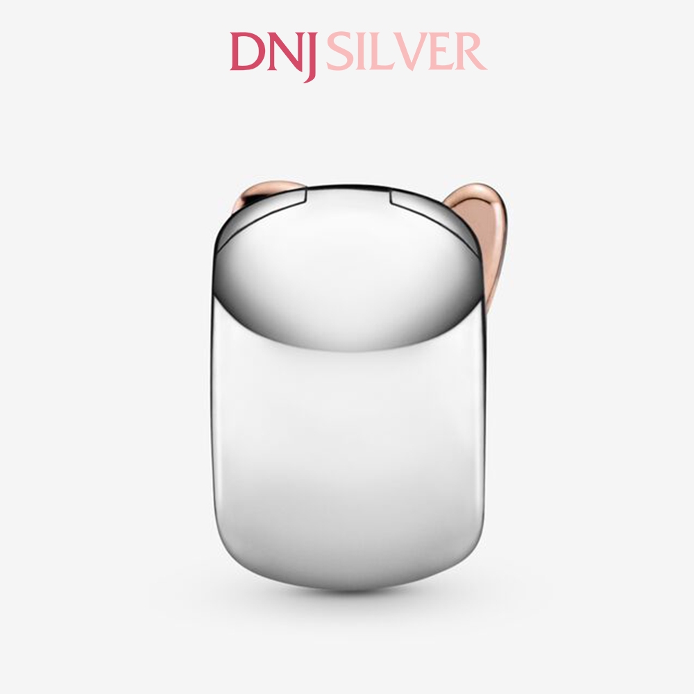 [Chính hãng] Charm bạc 925 cao cấp - Charm Freehand Heart Clip thích hợp để mix vòng tay charm bạc cao cấp - DN602