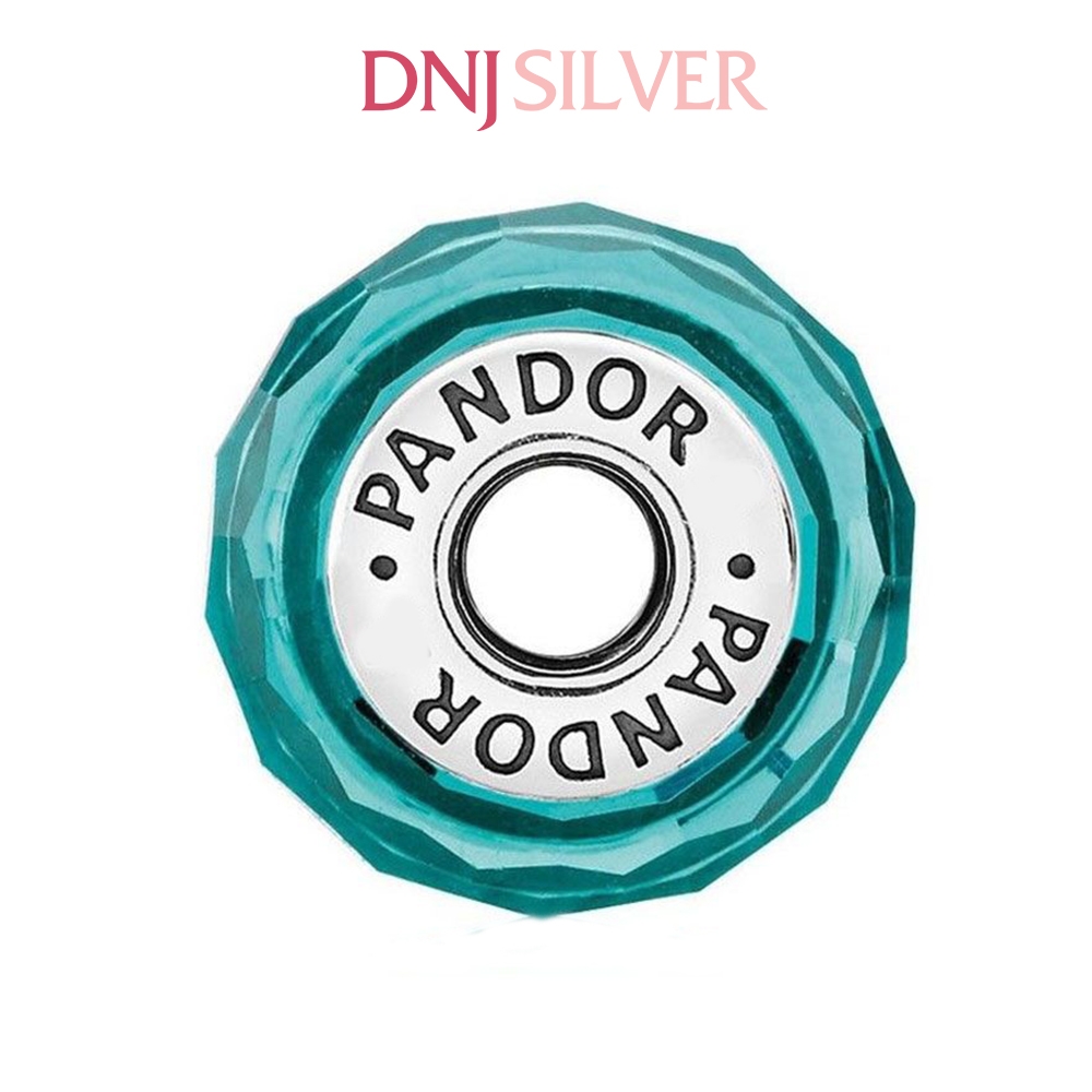 [Chính hãng] Charm bạc 925 cao cấp - Charm Teal Shimmer Murano Glass thích hợp để mix vòng tay charm bạc cao cấp - DN727