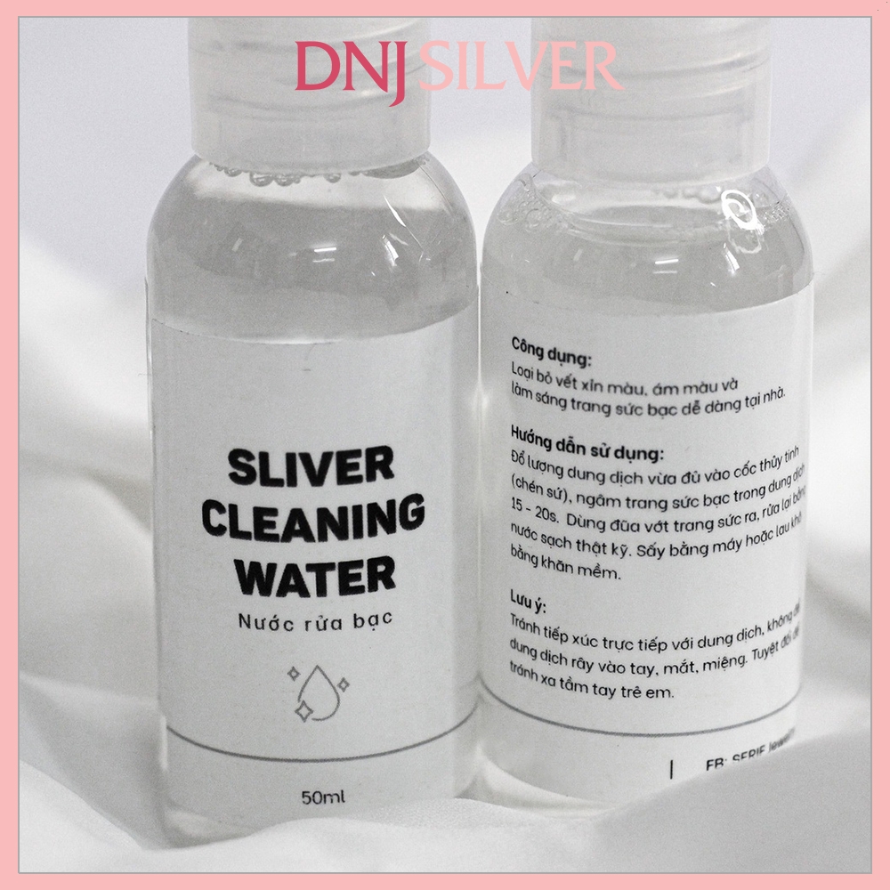 Nước rửa charm bạc và vòng tay charm bạc 925 cao cấp - Nước rửa bạc chuyên dụng