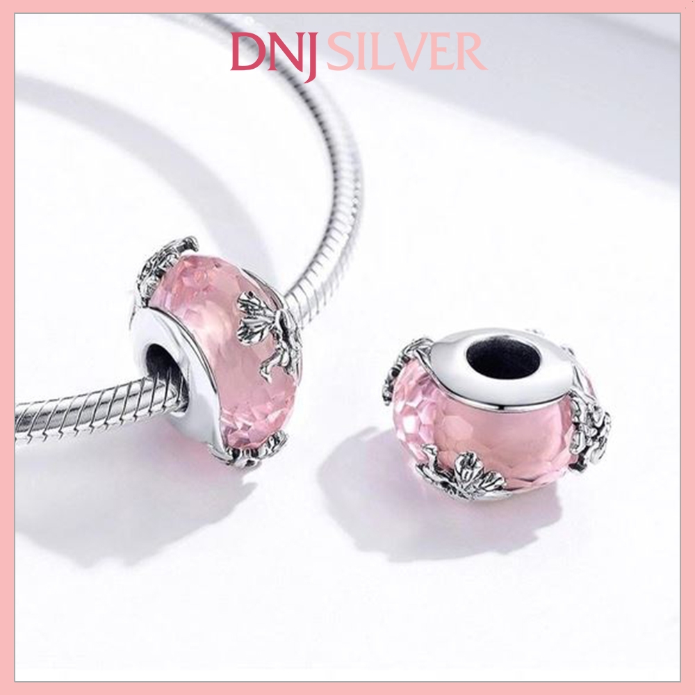 [Chính hãng] Charm bạc 925 cao cấp - Charm Christmas Snowflake Flower Star Glass thích hợp để mix vòng tay charm bạc cao cấp - DN563