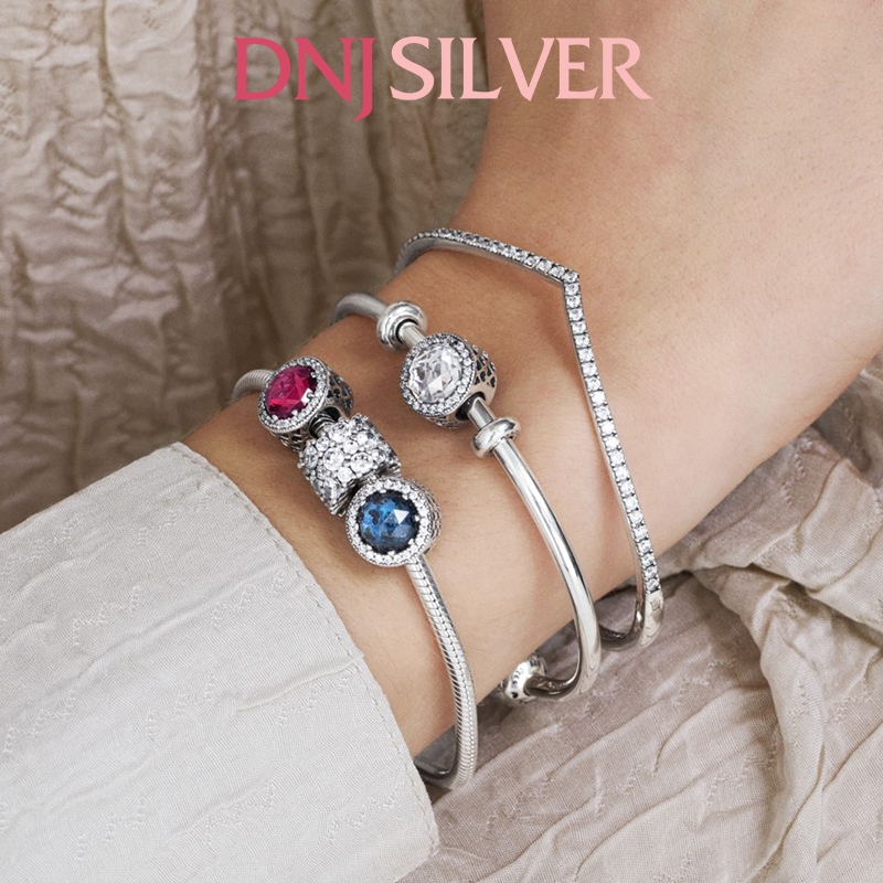 [Chính hãng] Charm bạc 925 cao cấp - Charm Clear Sparkle thích hợp để mix vòng tay charm bạc cao cấp - DN177