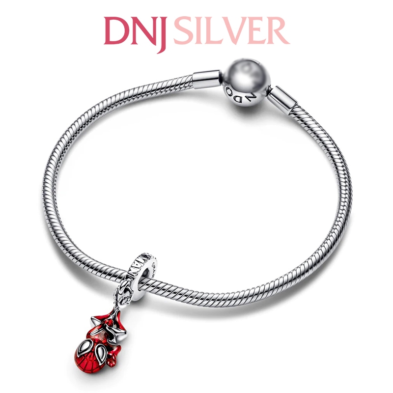 [Chính hãng] Charm bạc 925 cao cấp - Charm Marvel Hanging Spider-Man Dangle thích hợp để mix vòng tay charm bạc cao cấp - DN496