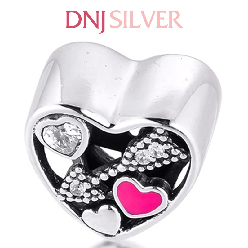 [Chính hãng] Charm bạc 925 cao cấp - Charm Struck by Love thích hợp để mix vòng tay charm bạc cao cấp - DN262