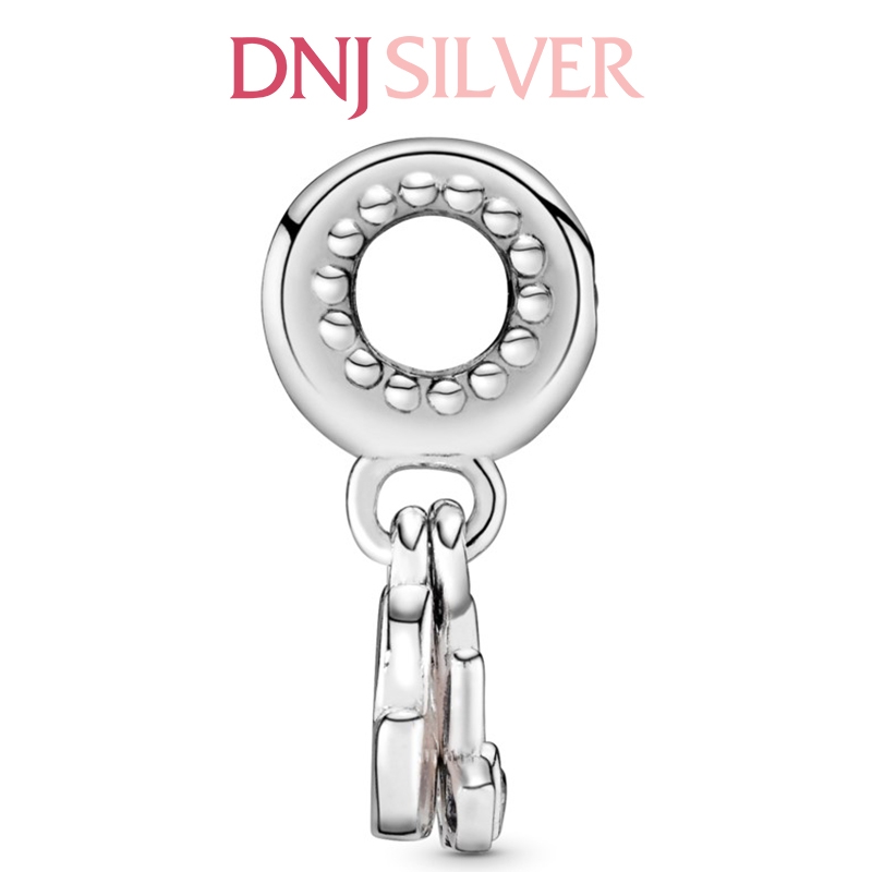 [Chính hãng] Charm bạc 925 cao cấp - Charm Lotus Flower Dangle thích hợp để mix vòng tay charm bạc cao cấp - DN245