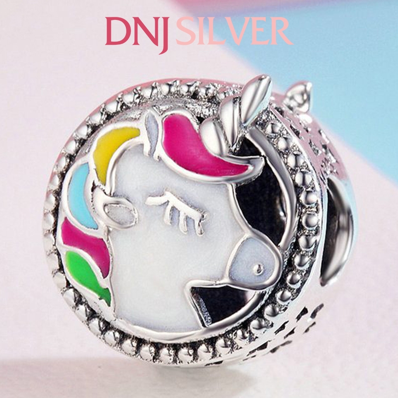 [Chính hãng] Charm bạc 925 cao cấp - Charm Forever Queen Unicorn thích hợp để mix vòng tay charm bạc cao cấp - DN059