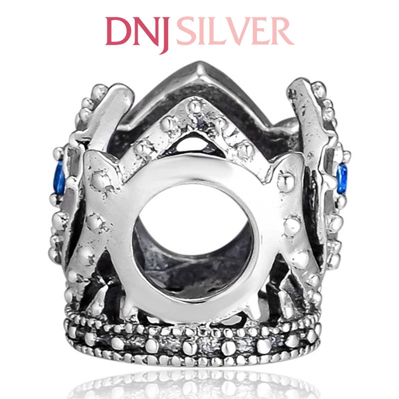 [Chính hãng] Charm bạc 925 cao cấp - Charm Disney Elsa Crown Openwork thích hợp để mix vòng tay charm bạc cao cấp - DN297