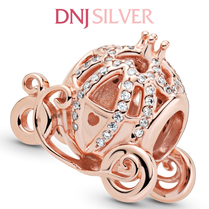[Chính hãng] Charm bạc 925 cao cấp - Charm Disney Cinderella Sparkling Carriage thích hợp để mix vòng tay charm bạc cao cấp - DN167