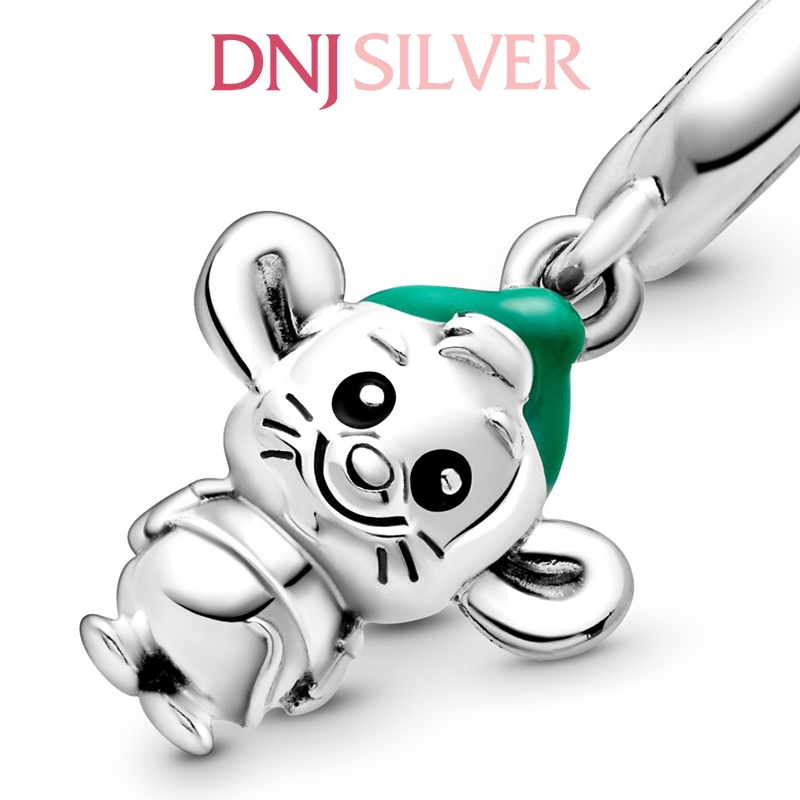 [Chính hãng] Charm bạc 925 cao cấp - Charm Disney Cinderella Gus Mouse Dangle thích hợp để mix vòng tay charm bạc cao cấp - DN165