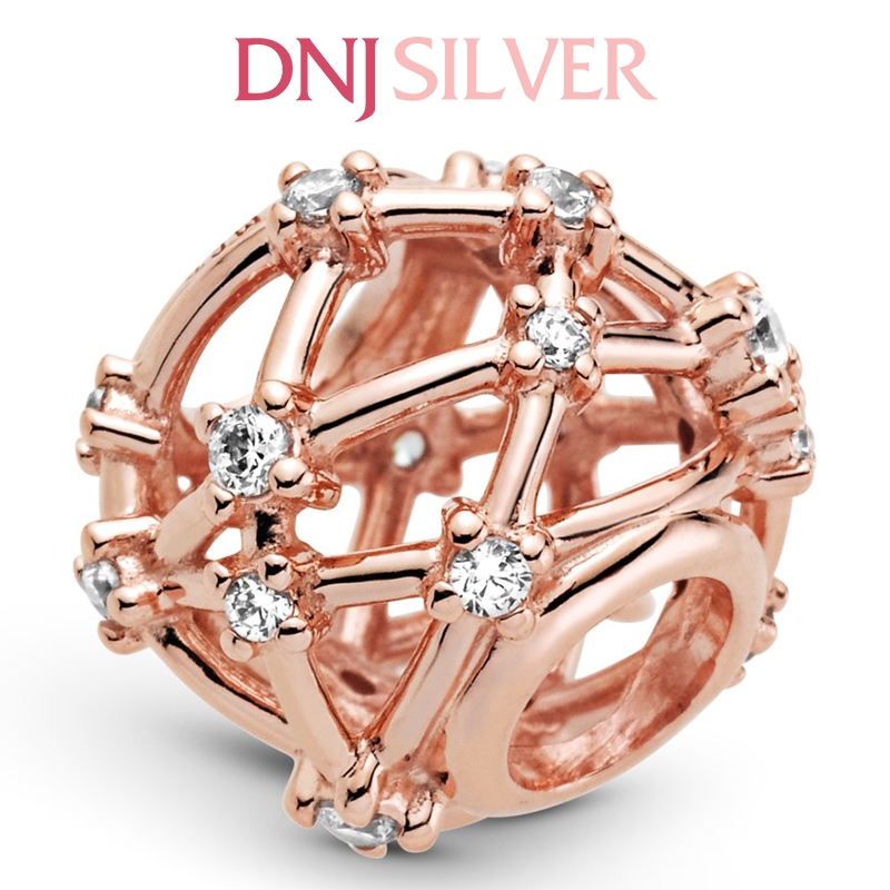 [Chính hãng] Charm bạc 925 cao cấp - Charm Openwork Star Constellations thích hợp để mix vòng tay charm bạc cao cấp - DN164