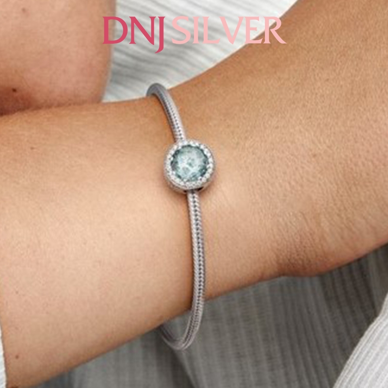 [Chính hãng] Charm bạc 925 cao cấp - Charm Sparkling Glacier Blue thích hợp để mix vòng tay charm bạc cao cấp - DN269