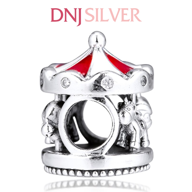 [Chính hãng] Charm bạc 925 cao cấp - Charm Christmas Carousel thích hợp để mix vòng tay charm bạc cao cấp - DN173