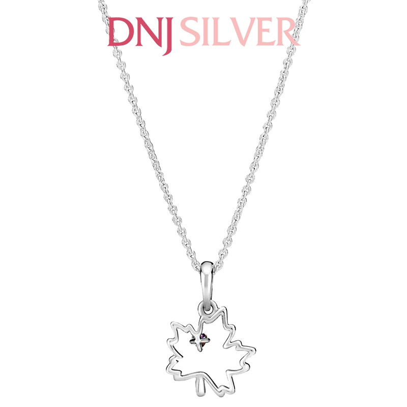 [Chính hãng] Charm bạc 925 cao cấp - Charm Canada Maple Leaf thích hợp để mix vòng tay charm bạc cao cấp - DN411