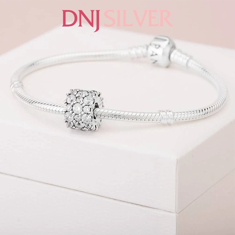 [Chính hãng] Charm bạc 925 cao cấp - Charm Clear Sparkle thích hợp để mix vòng tay charm bạc cao cấp - DN177