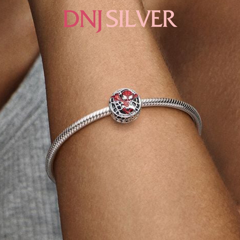 [Chính hãng] Charm bạc 925 cao cấp - Charm Marvel Spider-Man Soaring City thích hợp để mix vòng tay charm bạc cao cấp - DN495