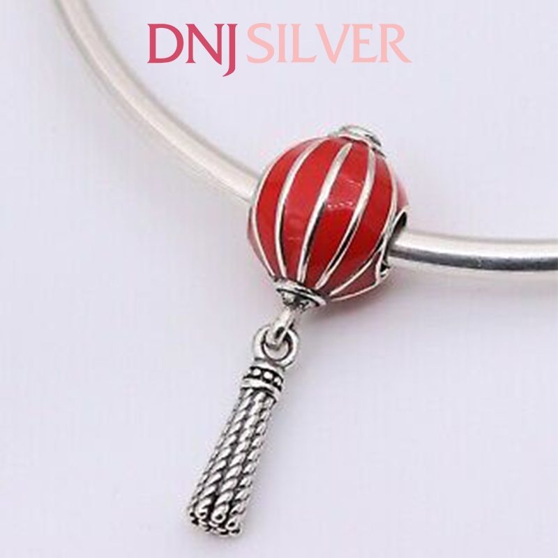 [Chính hãng] Charm bạc 925 cao cấp - Charm Chinese Lantern Red Enamel thích hợp để mix vòng tay charm bạc cao cấp - DN319