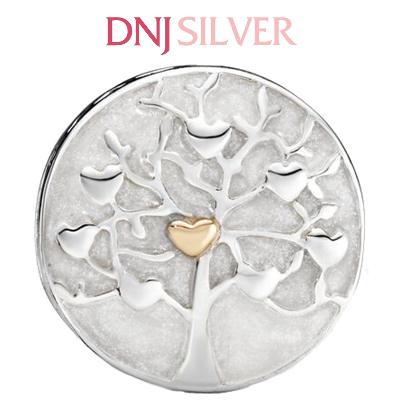 [Chính hãng] Charm bạc 925 cao cấp - Charm Family Tree Hearts thích hợp để mix vòng tay charm bạc cao cấp - DN383