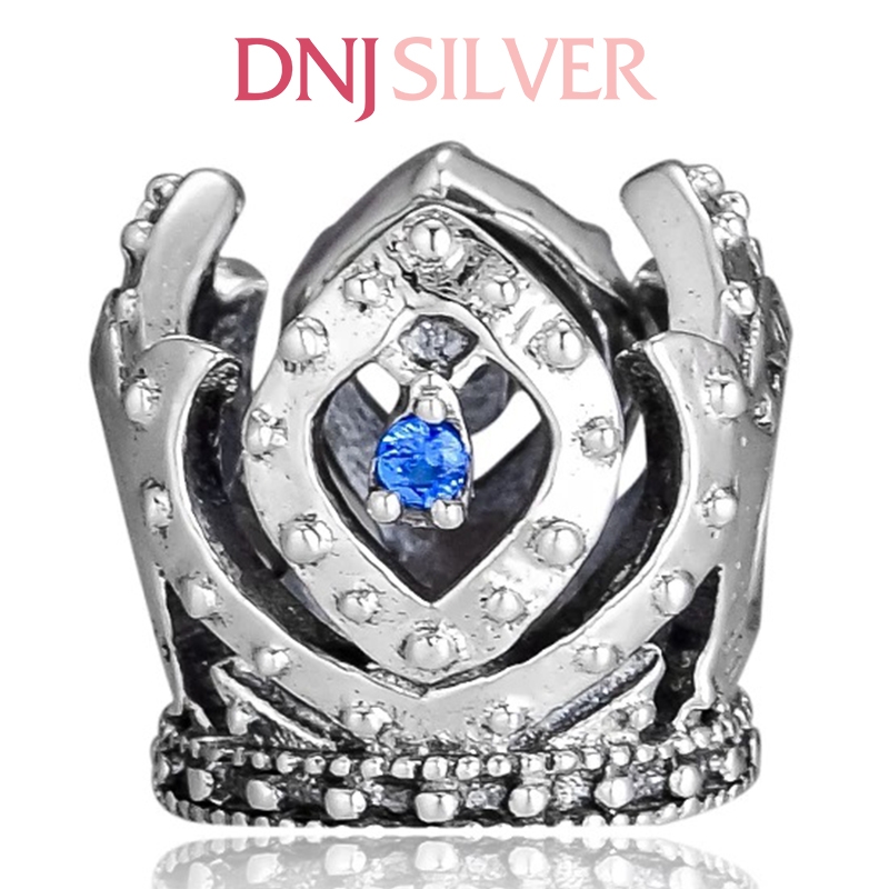 [Chính hãng] Charm bạc 925 cao cấp - Charm Disney Elsa Crown Openwork thích hợp để mix vòng tay charm bạc cao cấp - DN297