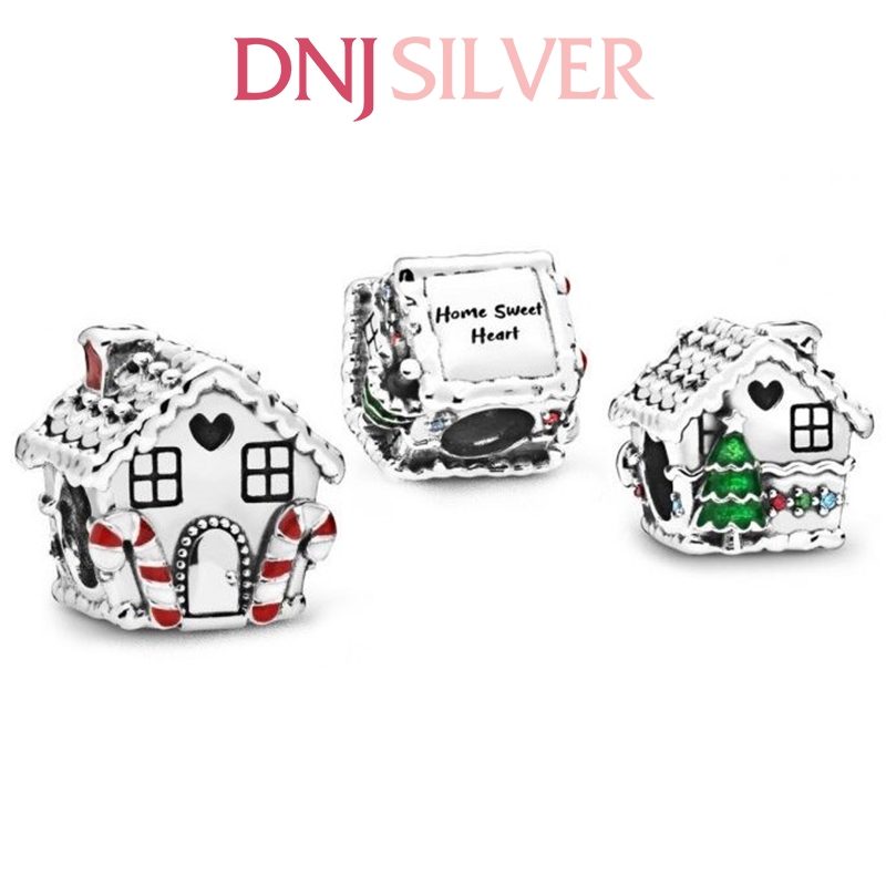 [Chính hãng] Charm bạc 925 cao cấp - Charm Gingerbread House thích hợp để mix vòng tay charm bạc cao cấp - DN313