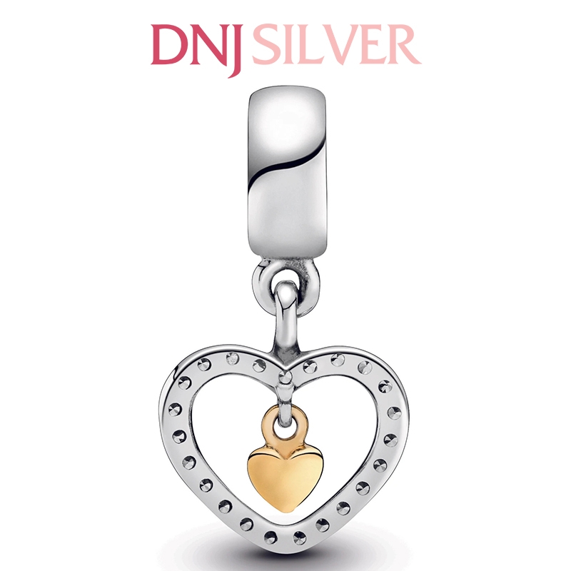 [Chính hãng] Charm bạc 925 cao cấp - Charm Forever in my Heart thích hợp để mix vòng tay charm bạc cao cấp - DN190