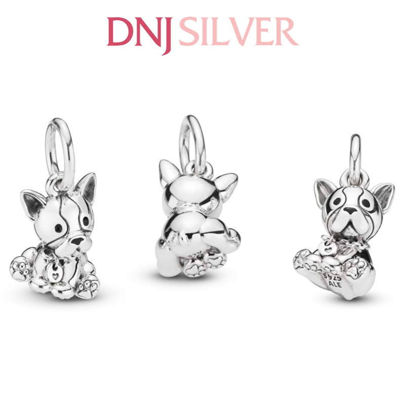 [Chính hãng] Charm bạc 925 cao cấp - Charm Bulldog Puppy Dog Dangle thích hợp để mix vòng tay charm bạc cao cấp - DN215