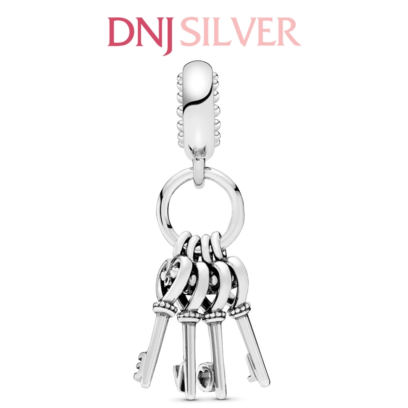 [Chính hãng] Charm bạc 925 cao cấp - Charm Keys of Love Dangle thích hợp để mix vòng tay charm bạc cao cấp - DN198
