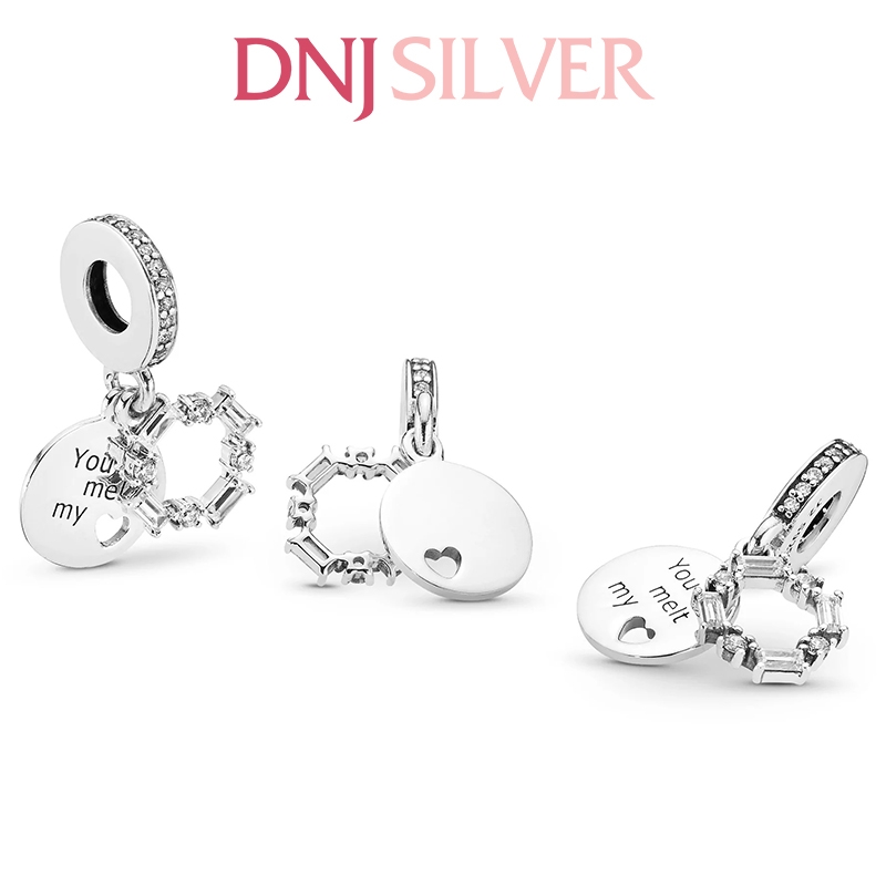[Chính hãng] Charm bạc 925 cao cấp - Charm You Melt My Heart Dangle thích hợp để mix vòng tay charm bạc cao cấp - DN289