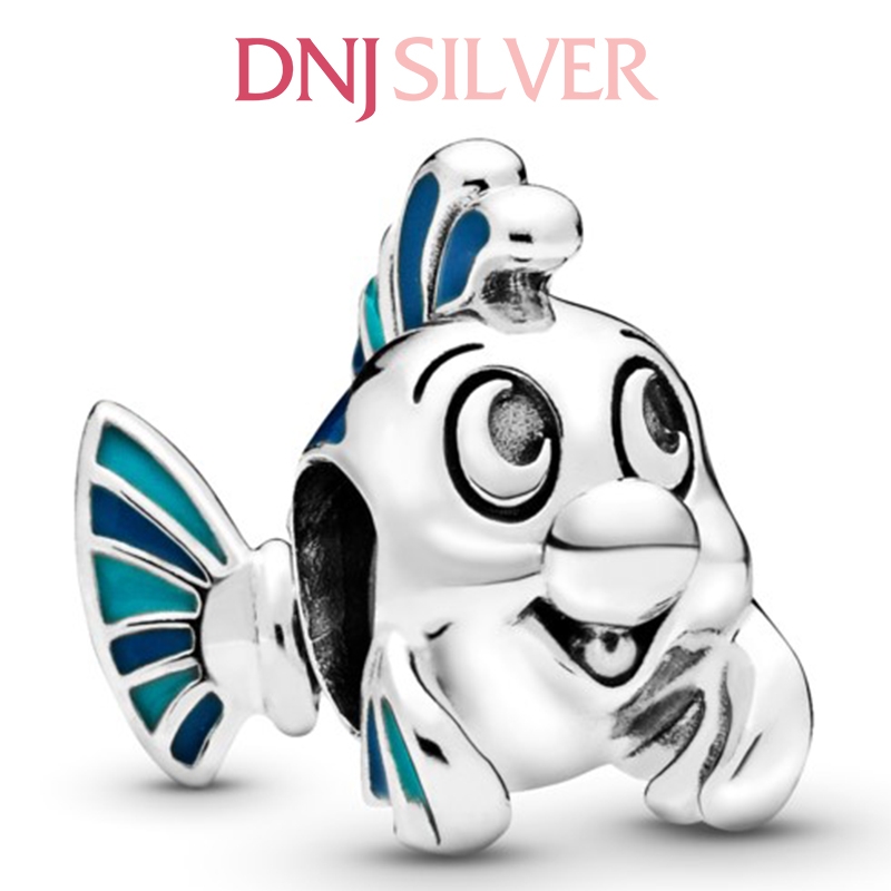 [Chính hãng] Charm bạc 925 cao cấp - Charm Disney The Little Mermaid Flounder thích hợp để mix vòng tay charm bạc cao cấp - DN209