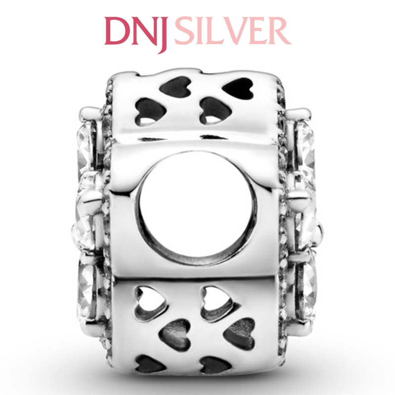 [Chính hãng] Charm bạc 925 cao cấp - Charm Sparkling Snowflake Pavé thích hợp để mix vòng tay charm bạc cao cấp - DN169