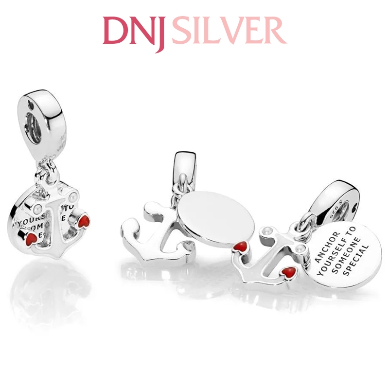 [Chính hãng] Charm bạc 925 cao cấp - Charm Anchor of Love Pendant thích hợp để mix vòng tay charm bạc cao cấp - DN339