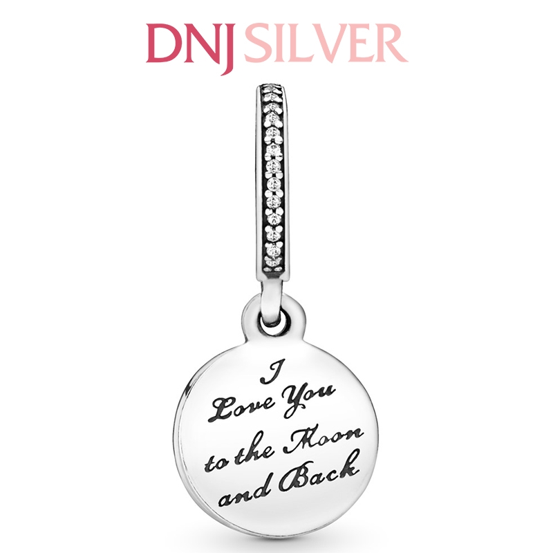 [Chính hãng] Charm bạc 925 cao cấp - Charm Moon & Blue Sky Dangle thích hợp để mix vòng tay charm bạc cao cấp - DN284