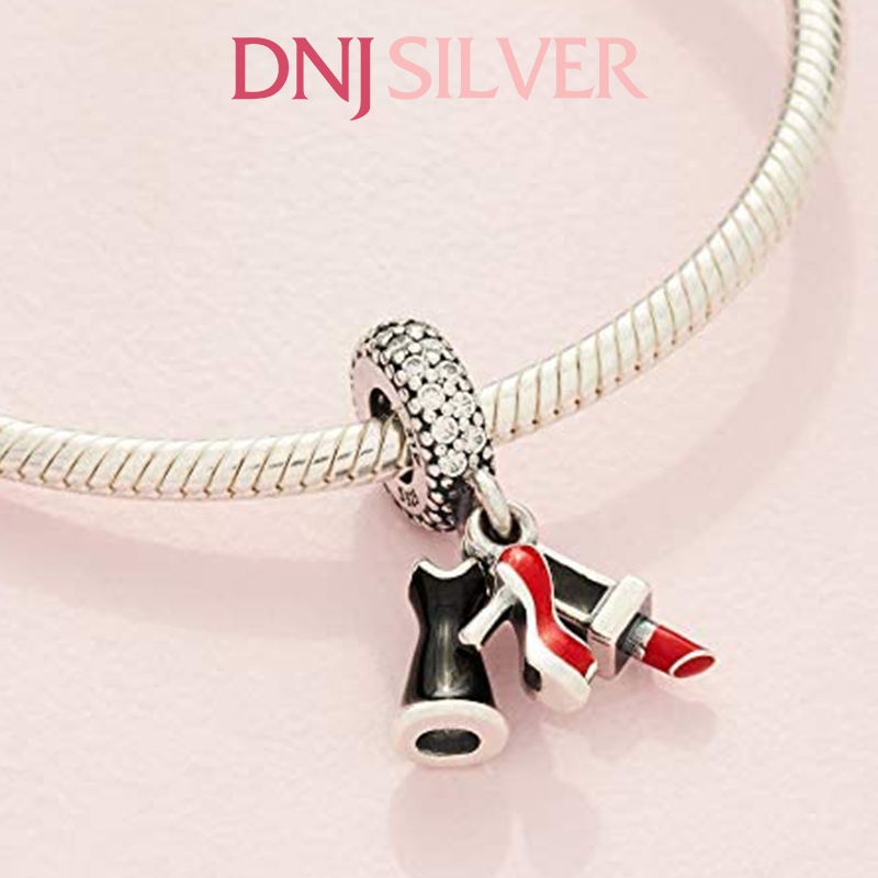 [Chính hãng] Charm bạc 925 cao cấp - Charm Glamour Trio Dangle thích hợp để mix vòng tay charm bạc cao cấp - DN315