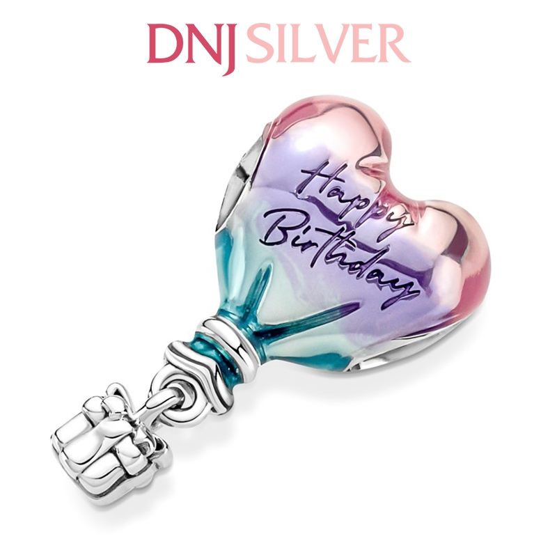 [Chính hãng] Charm bạc 925 cao cấp - Charm Happy Birthday Hot Air Balloon thích hợp để mix vòng tay charm bạc cao cấp - DN102