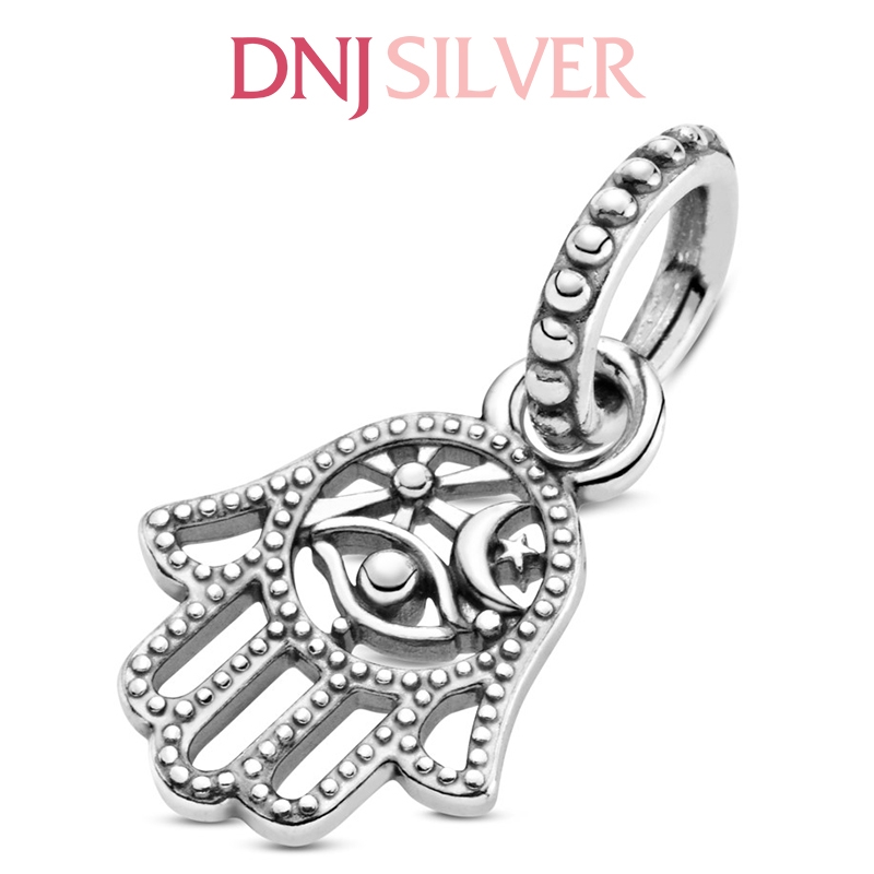 [Chính hãng] Charm bạc 925 cao cấp - Charm Protective Hamsa Hand Dangle thích hợp để mix vòng tay charm bạc cao cấp - DN162