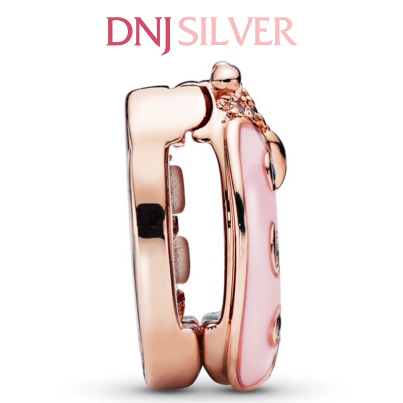 [Chính hãng] Charm bạc 925 cao cấp - Charm Pink Ladybird Clip thích hợp để mix vòng tay charm bạc cao cấp - DN192