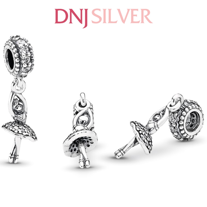 [Chính hãng] Charm bạc 925 cao cấp - Charm Ballerina Pendant thích hợp để mix vòng tay charm bạc cao cấp - DN352