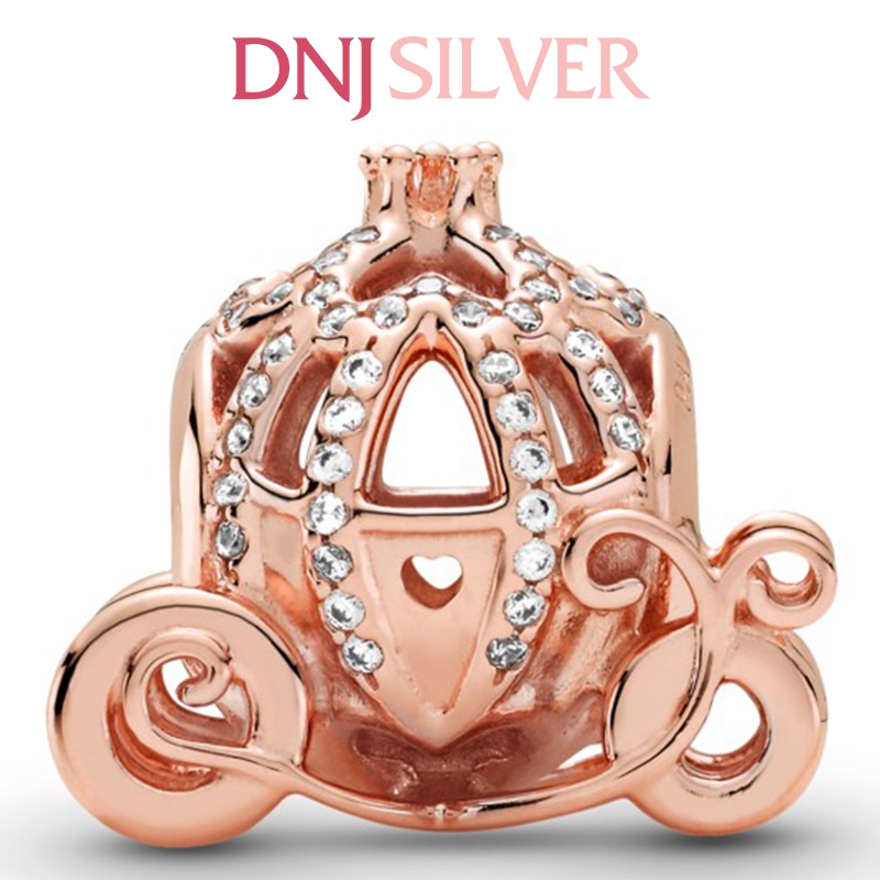 [Chính hãng] Charm bạc 925 cao cấp - Charm Disney Cinderella Sparkling Carriage thích hợp để mix vòng tay charm bạc cao cấp - DN167