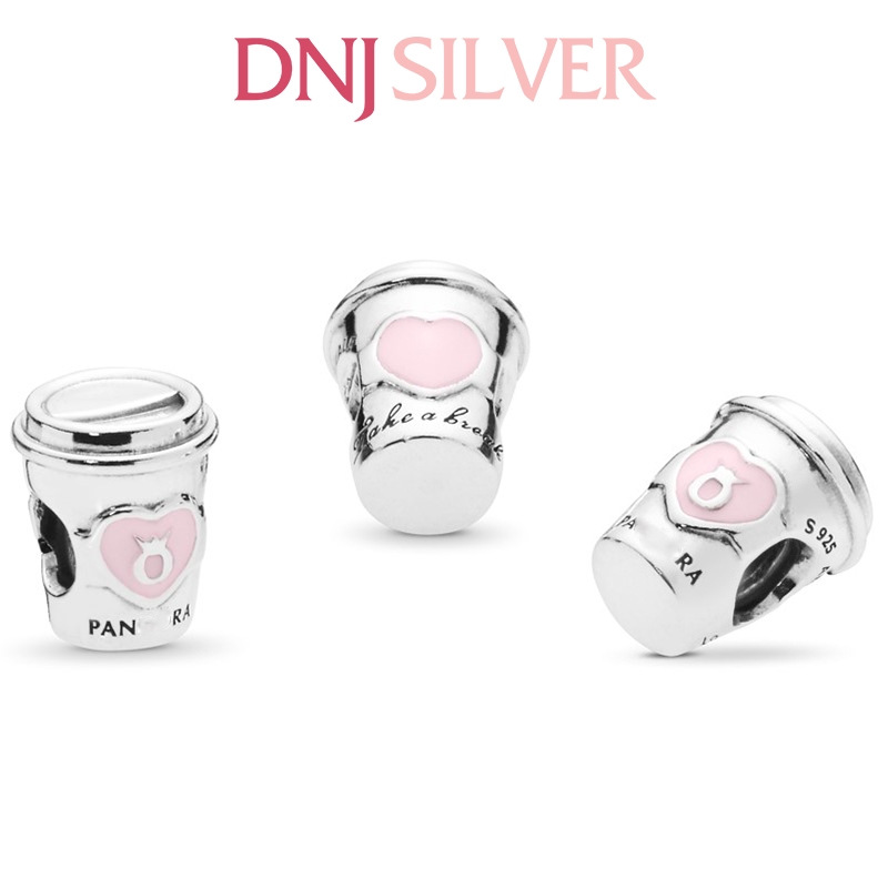 [Chính hãng] Charm bạc 925 cao cấp - Charm Take a Break Coffee Cup thích hợp để mix vòng tay charm bạc cao cấp - DN240