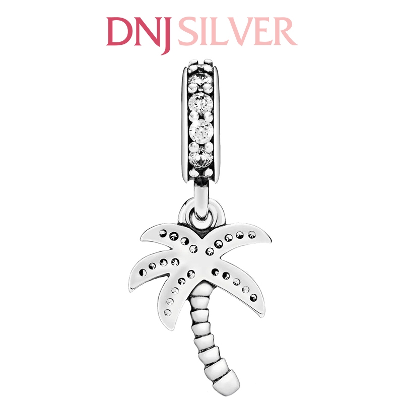 [Chính hãng] Charm bạc 925 cao cấp - Charm Sparkling Palm Tree Pendant thích hợp để mix vòng tay charm bạc cao cấp - DN318